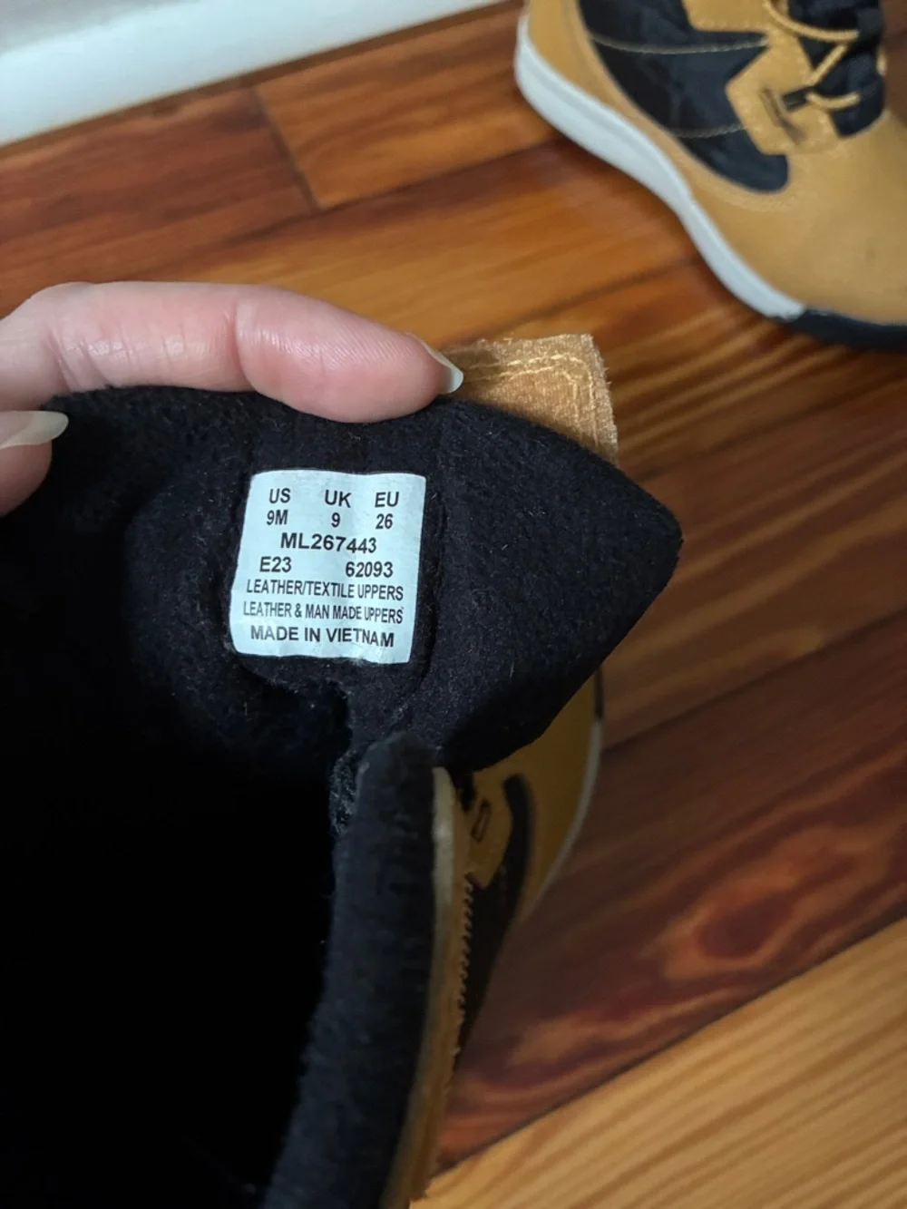 Merrell Kids Black and Tan Winter Snow Boots